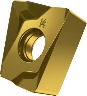 Fräswendeschneidplatte ISO LNMU 160720SR-M:M8330 D.5,7mm PVD beschichtet Gold - VPE: 10