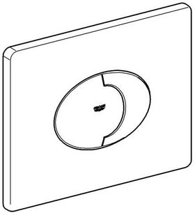 Grohe Abdeckplatte SKATE AIR chr