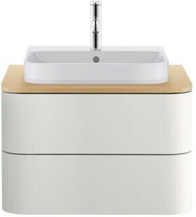 Duravit Konsolenplatte HAPPY D.2 PLUS 16x650x480mm m 1 Auss mediterrane eiche