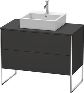 Duravit Waschtischunterbau XSQUARE 778x1000x548mm graphit supermatt