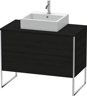 Duravit Waschtischunterbau XSQUARE 778x1000x548mm eiche schwarz