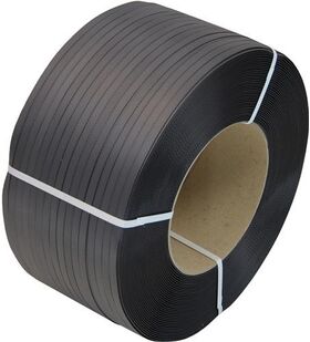 Umreifungsband Bandbreite12xStärke0,73mm L.2200m PP schwarz Kern 200mm TRANSPAK - VPE: 2
