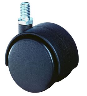 Kunststoff Doppelrolle, Ø 40 mm