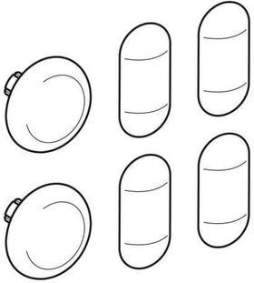 Geberit Puffer für WC-Deckel Slim