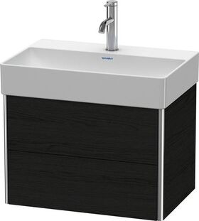 Duravit WTU COMPACT XSQUARE 397x584x390mm eiche schwarz