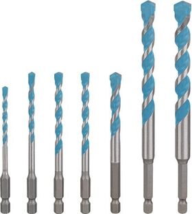 Bohrer-Set EXPERT HEX-9 Multi Construction 7-tlg.4/5/6/6/8/10/12mm BOSCH