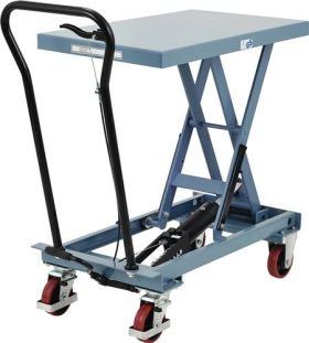 Scherenhubtischwagen Trgf.750kg Hubber.420-1000mm fusshydraulisch TECWERK