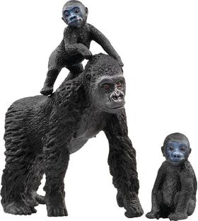 Flachland Gorilla Familie
