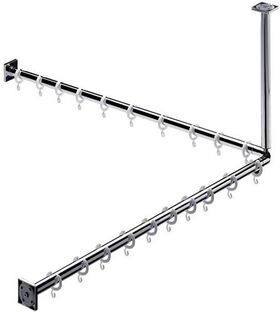 Emco Duschvorhang-Set SYSTEM 2 1000mm chrom EMCO