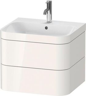 Duravit WTU HAPPY D.2 PLUS 575x490mm m UB e Hahnloch weiß hochglanz