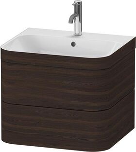 Duravit WTU HAPPY D.2 PLUS 575x490mm m UB e HL nussbaum gebürstet