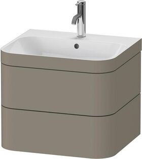 Duravit WTU HAPPY D.2 PLUS 575x490mm m UB e HL steingrau seidenmatt