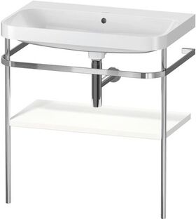 Duravit WTU HAPPY D.2 PLUS 775x490mm m Metallkon o HL we seidenmatt