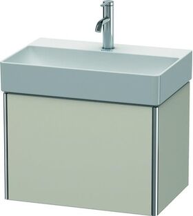 Duravit WTU COMPACT XSQUARE 397x584x390mm taupe matt