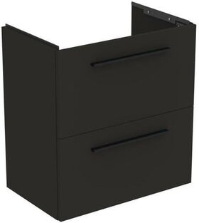 IDS Möbel-WT-Unterschrank i.life S 2 Auszüge 600x375x630mm Carbongrau matt IDEAL STANDARD