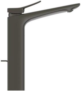 IDS Einhebel-Waschtischarmatur CHECK verl. So m Ablaufgarnitur magnetic grey IDEAL STANDARD