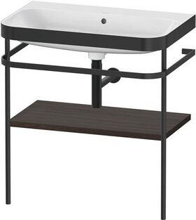 Duravit WTU HAPPY D.2 PLUS 775x490mm m Metallkon o HL NB gebürstet