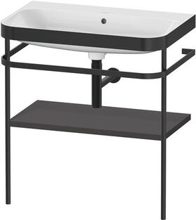 Duravit WTU HAPPY D.2 PLUS 775x490mm m Metallkon o HL gra supermatt