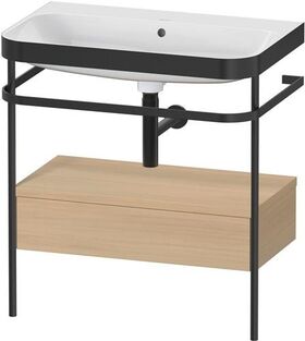 Duravit WTU HAPPY D.2 PLUS 775x490mm m Metallkon o HL medi eiche