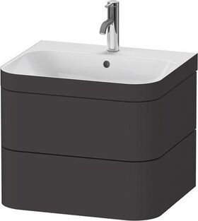 Duravit WTU HAPPY D.2 PLUS 575x490mm m UB e HL graphit supermatt