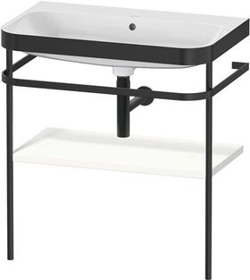 Duravit WTU HAPPY D.2 PLUS 775x490mm m Metallkon o HL we seidenmatt