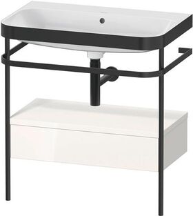 Duravit WTU HAPPY D.2 PLUS 775x490mm m Metallkon o HL we hochglanz