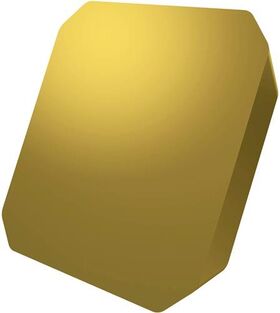 Fräswendeschneidplatte ISO SEEN 1203AFFN:M8340 Tiefe 6,5mm PVD beschichtet Gold - VPE: 10