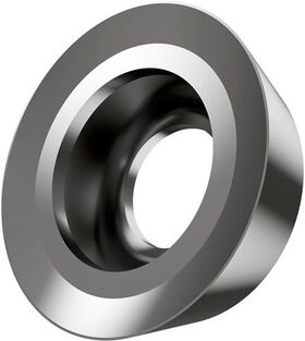 Fräswendeschneidplatte ISO RDHT 0702MO-FA:HF7 Bohrungs-D. 2,8mm Farbe Silber - VPE: 10