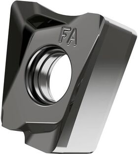 Fräswendeschneidplatte ISO LNGX 120508FR-FA:M0315 D.4,5mm PVD beschichtet Silber - VPE: 10