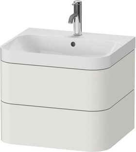 Duravit WTU HAPPY D.2 PLUS 575x490mm m UB e HL No weiß seidenmatt