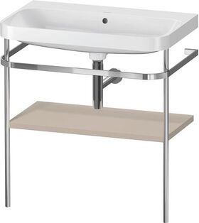 Duravit WTU HAPPY D.2 PLUS 775x490mm m Metallkon o HL ta seidenmatt