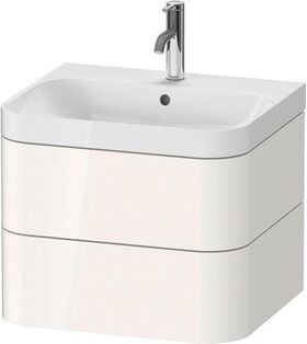 Duravit WTU HAPPY D.2 PLUS 575x490mm m UB e Hahnloch weiß hochglanz