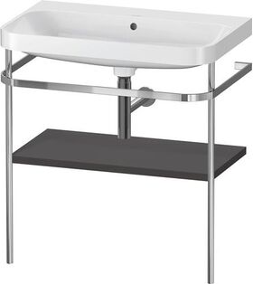 Duravit WTU HAPPY D.2 PLUS 775x490mm m Metallkon o HL gra supermatt