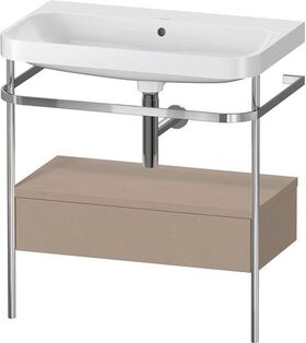 Duravit WTU HAPPY D.2 PLUS 775x490mm m Metallkon o Hahnloch leinen