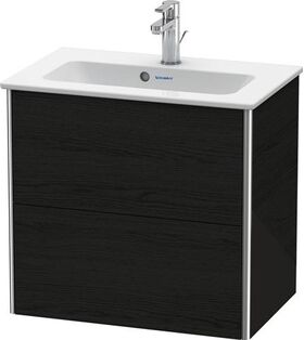 Duravit WTU COMPACT XSQUARE 560x610x388mm eiche schwarz