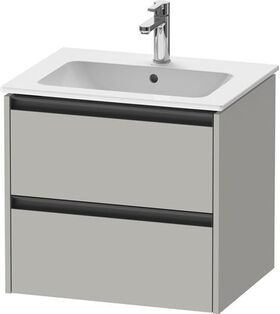 Duravit Waschtischunterbau Ketho.2 610x550x480mm betongrau matt