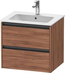 Duravit Waschtischunterbau Ketho.2 610x550x480mm nussbaum natur