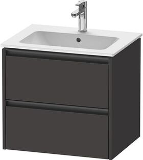 Duravit Waschtischunterbau Ketho.2 610x550x480mm graphit supermatt