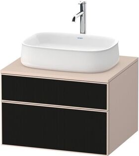 Duravit Waschtischunterbau Zencha 650x442x550mm Ei sw / gra s-matt o ES