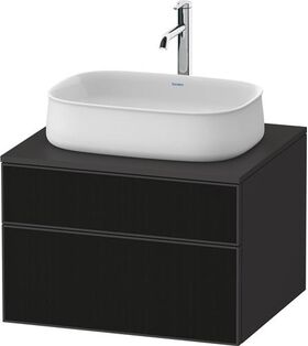 Duravit Waschtischunterbau Zencha 650x442x550mm sw ls / gra s-matt o ES