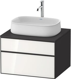 Duravit Waschtischunterbau Zencha 650x442x550mm we / gra s-matt o ES