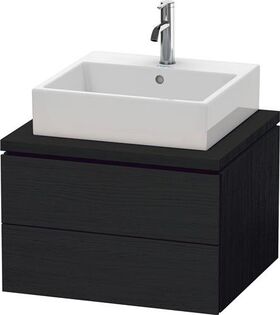 Duravit Konsolenunterschrank L-CUBE 400x620x547mm eiche schwarz