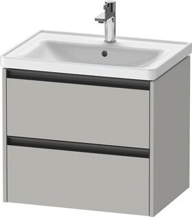Duravit Waschtischunterbau Ketho.2 634x549x455mm betongrau matt