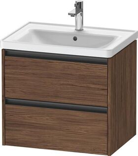 Duravit Waschtischunterbau Ketho.2 634x549x455mm nussbaum dunkel