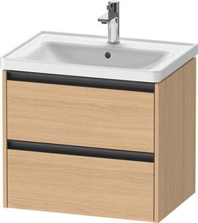 Duravit Waschtischunterbau Ketho.2 634x549x455mm eiche natur