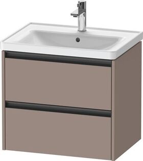 Duravit Waschtischunterbau Ketho.2 634x549x455mm basalt matt