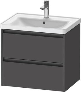 Duravit Waschtischunterbau Ketho.2 634x549x455mm graphit matt