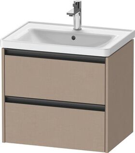 Duravit Waschtischunterbau Ketho.2 634x549x455mm leinen