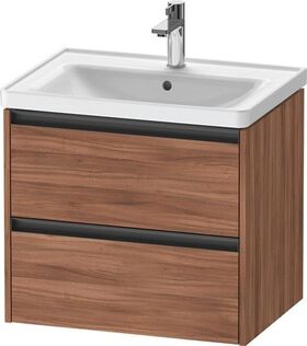 Duravit Waschtischunterbau Ketho.2 634x549x455mm nussbaum natur