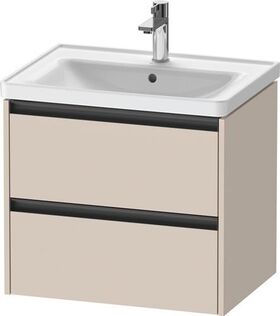 Duravit Waschtischunterbau Ketho.2 634x549x455mm taupe supermatt